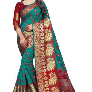Fashion Feats Elegant Cotton Silk Saree